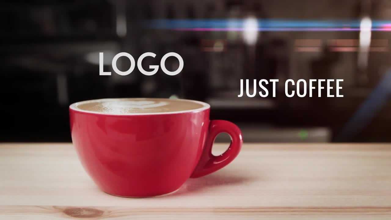 PR模板|经典黑咖啡主题动态动画标题介绍鲜奶咖啡咖啡设备宣传片