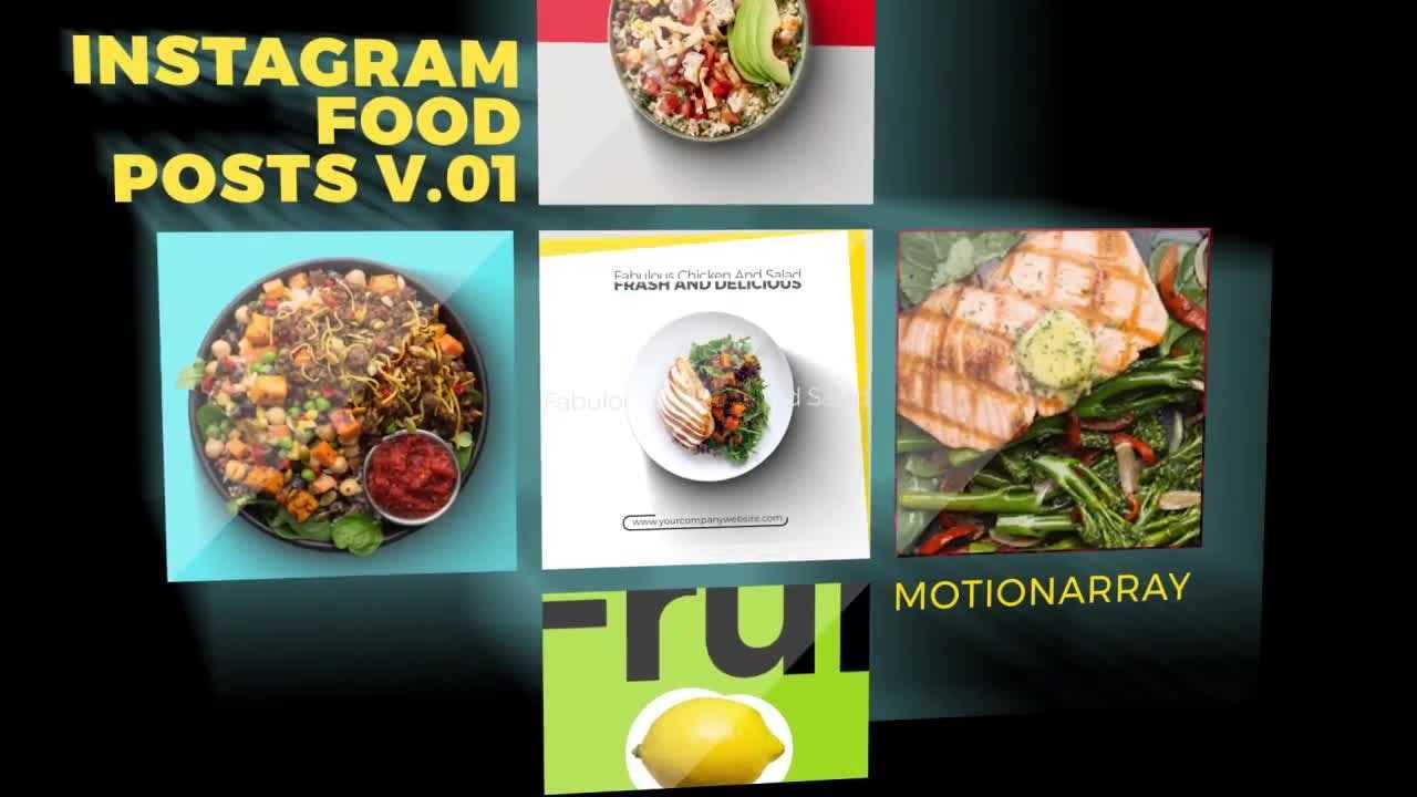 PR模板|蔬菜创意拼接动效动画餐厅美食宣传食材