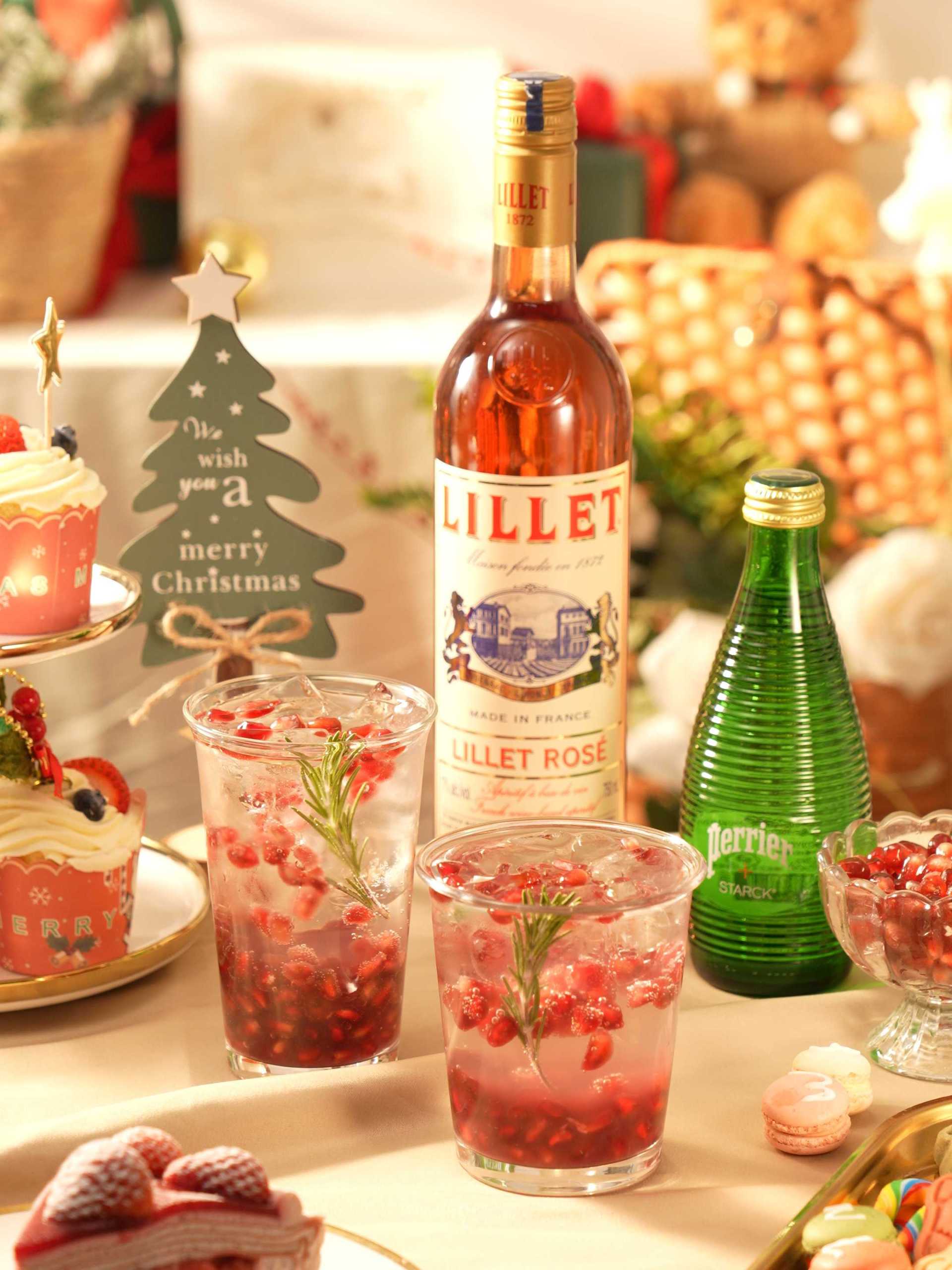 莉蕾Lilletx巴黎水圣诞联名-满杯红宝石