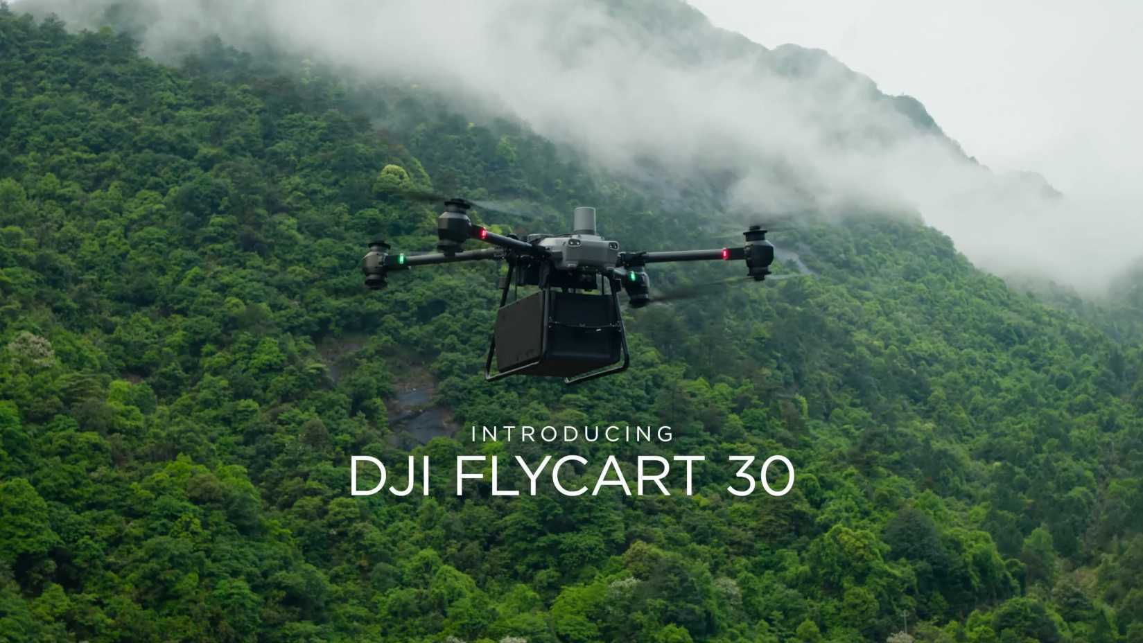 大疆无人机强大的快递功能！DJI FlyCart 30