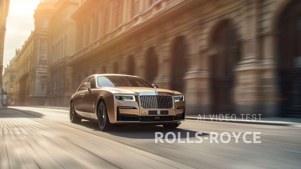 Rolls-Royce AI video test