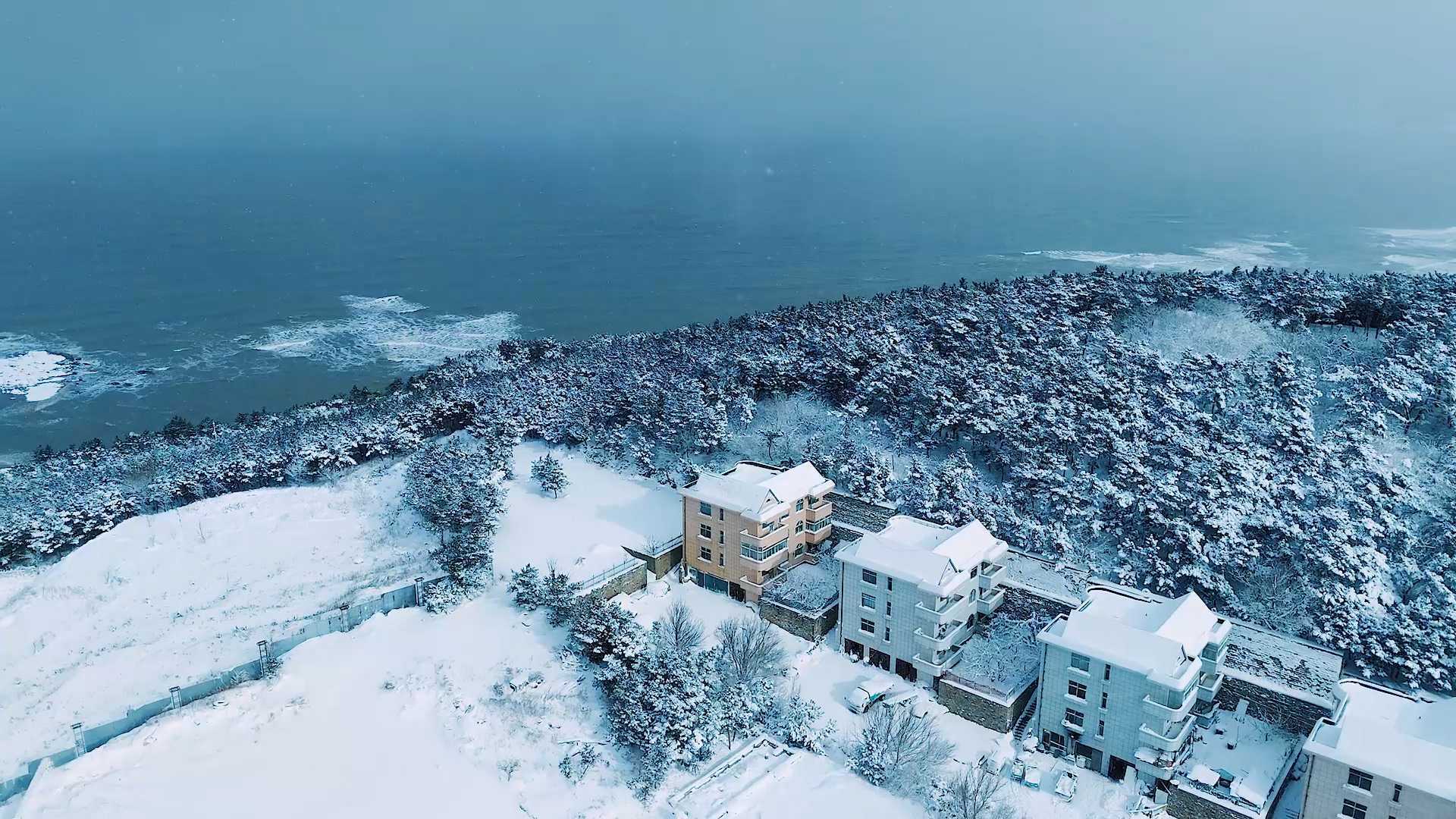 雪海风光短片|这不是北海道，这是山东威海