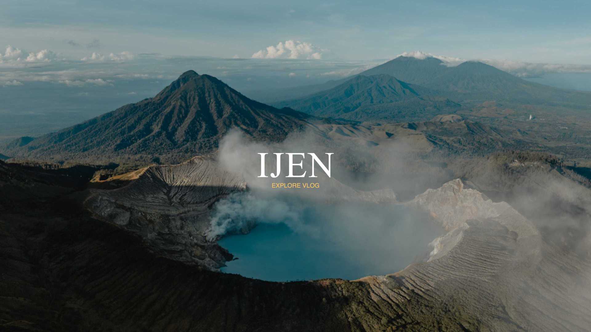 【电影感vlog】ijen火山徒步｜追寻蓝火的白天与午夜