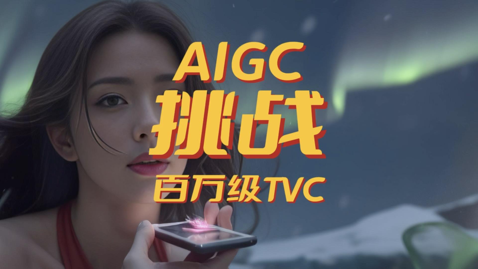 AIGC挑战手机TVC，质感对标大制作TVC使用起来差不多吧？