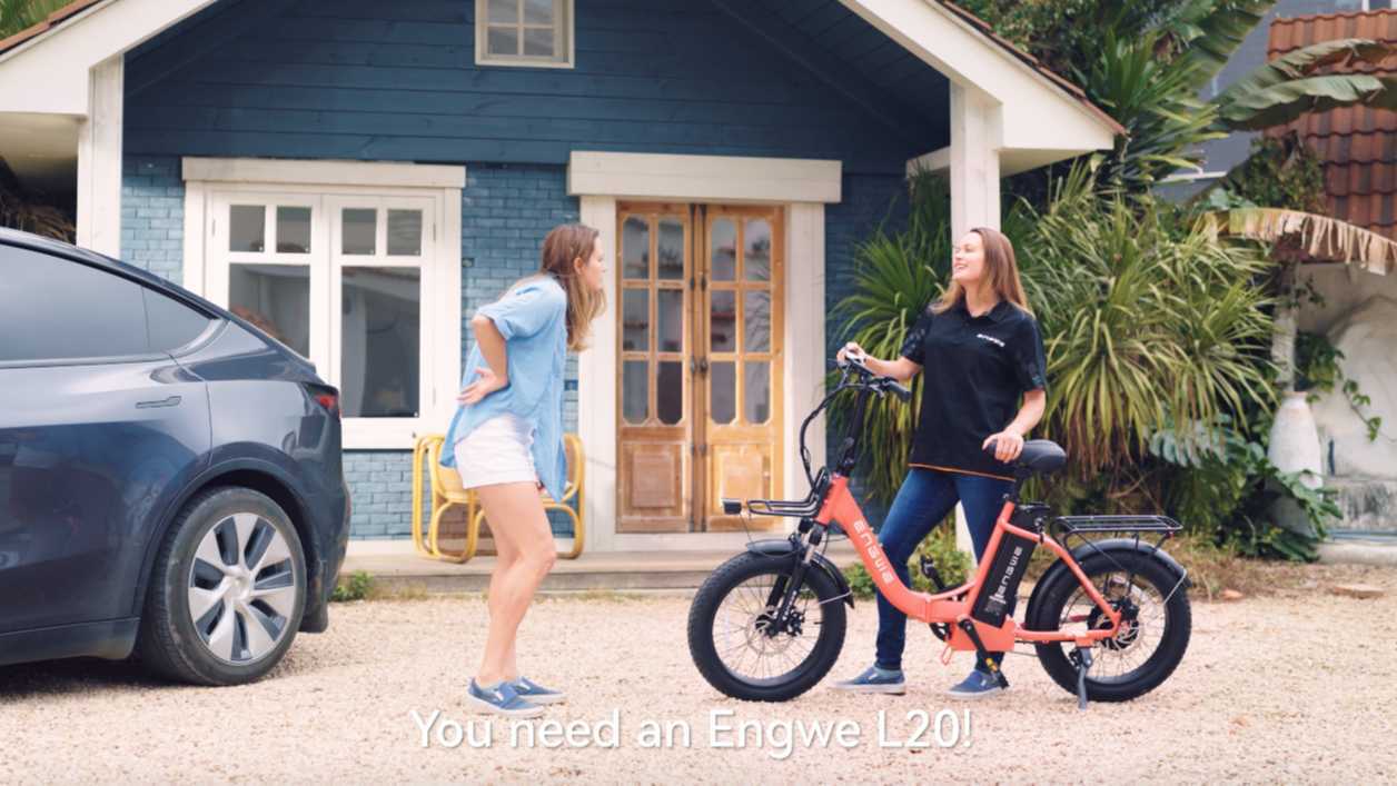 2024 Engwe 英格威 L20 电动自行车病毒广告视频