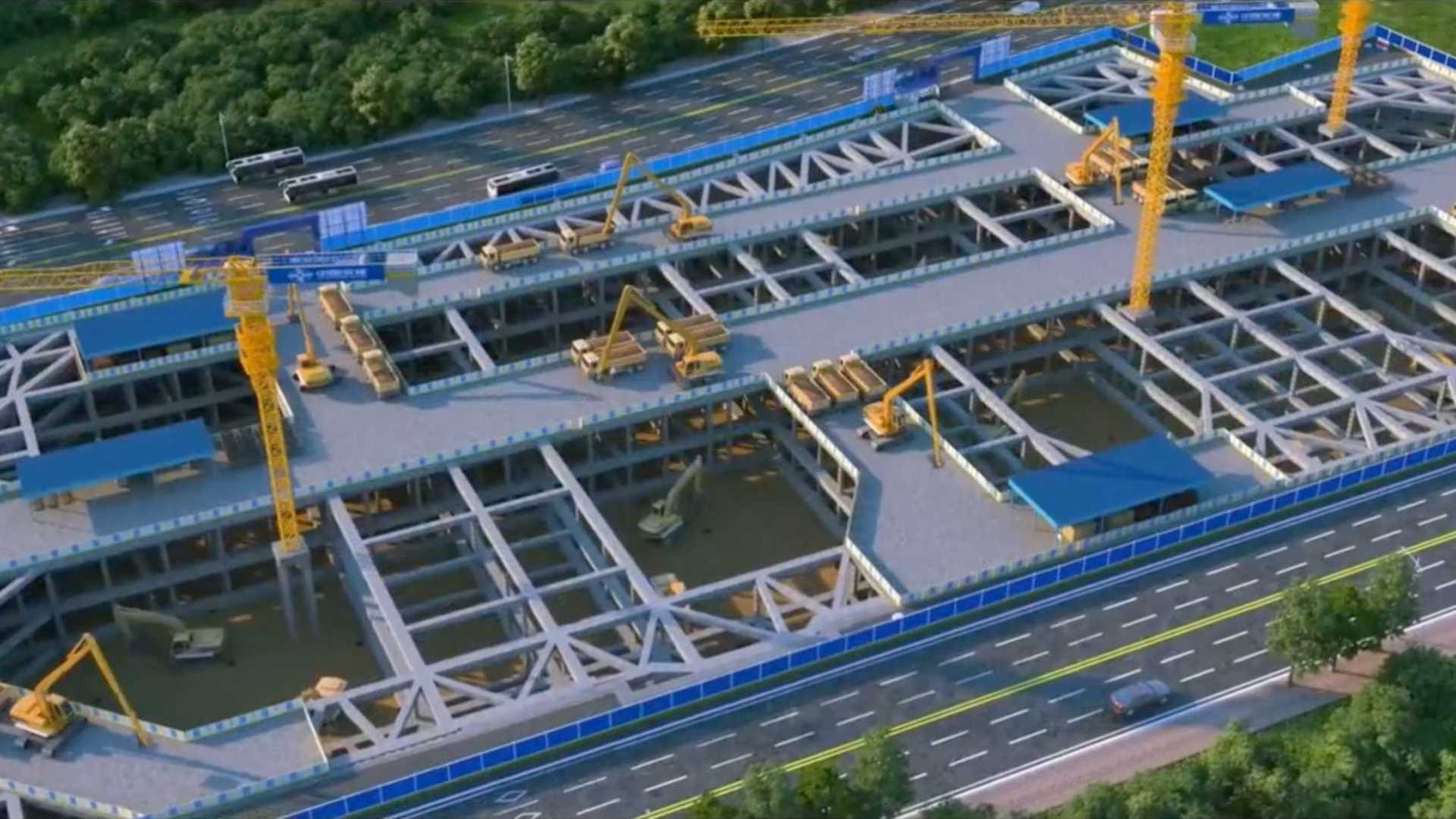 桥梁码头隧道建筑施工程工艺3D三维动画视频宣传片制作公司易扬视觉设计易扬众合科技