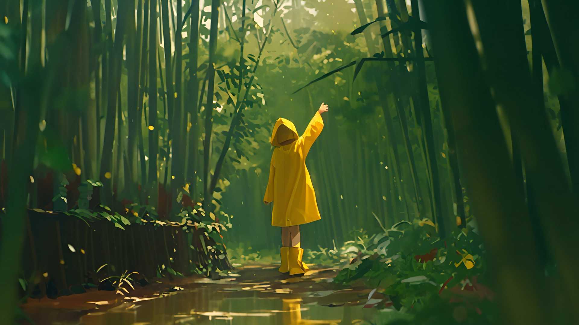 AI视频｜我用AI找回了小时候的黄色雨衣