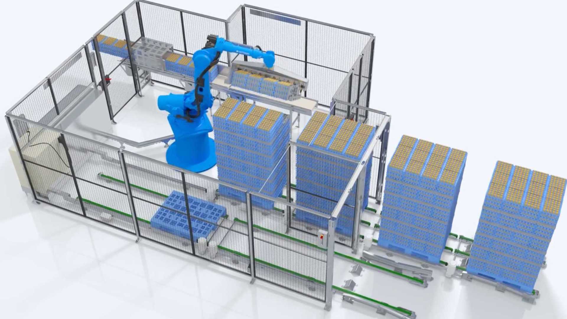 搬运机器人工业生产线机械机床设备演示流程工艺模拟3D三维动画制作公司