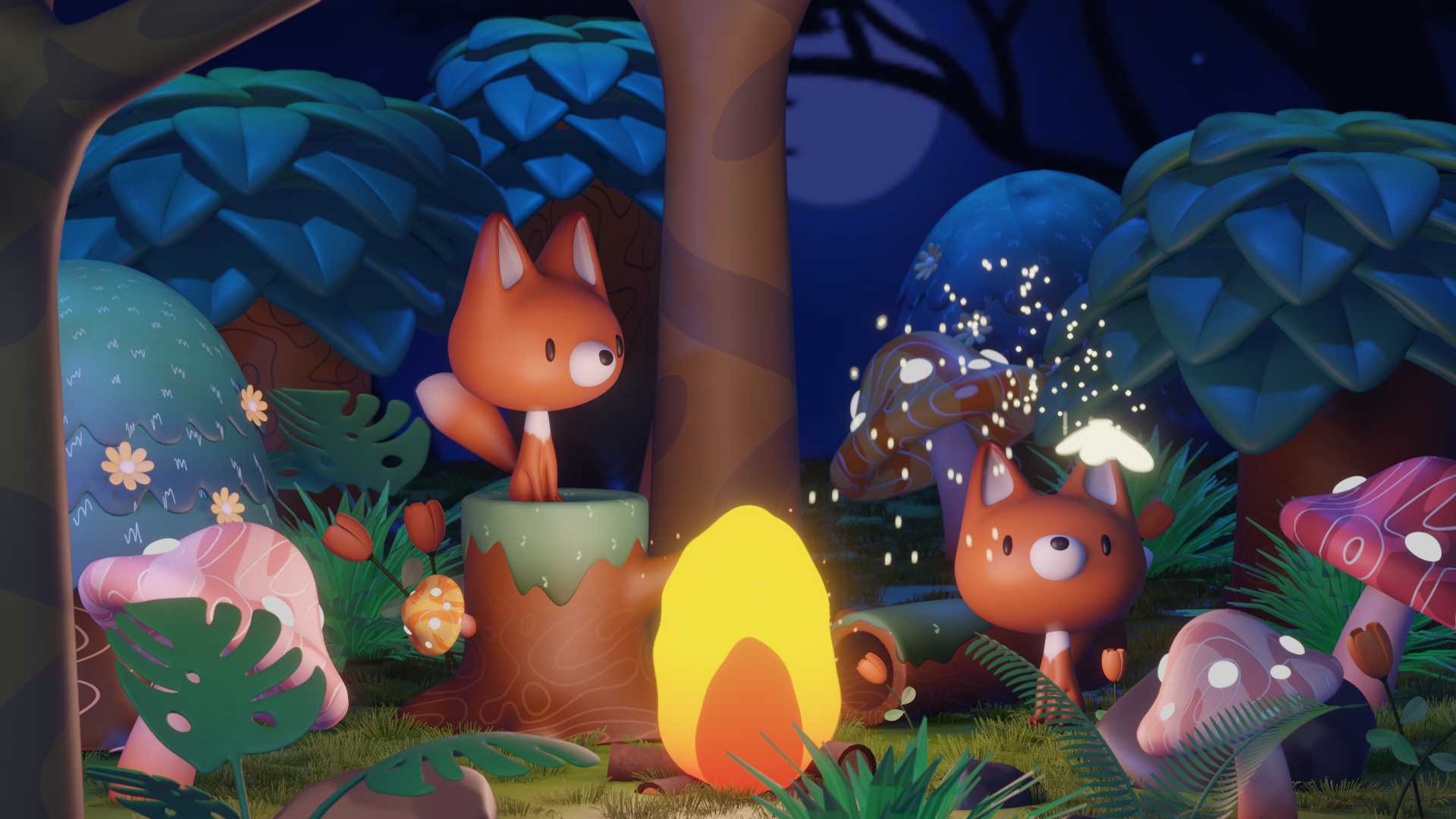 Blender动画-森林小狐狸