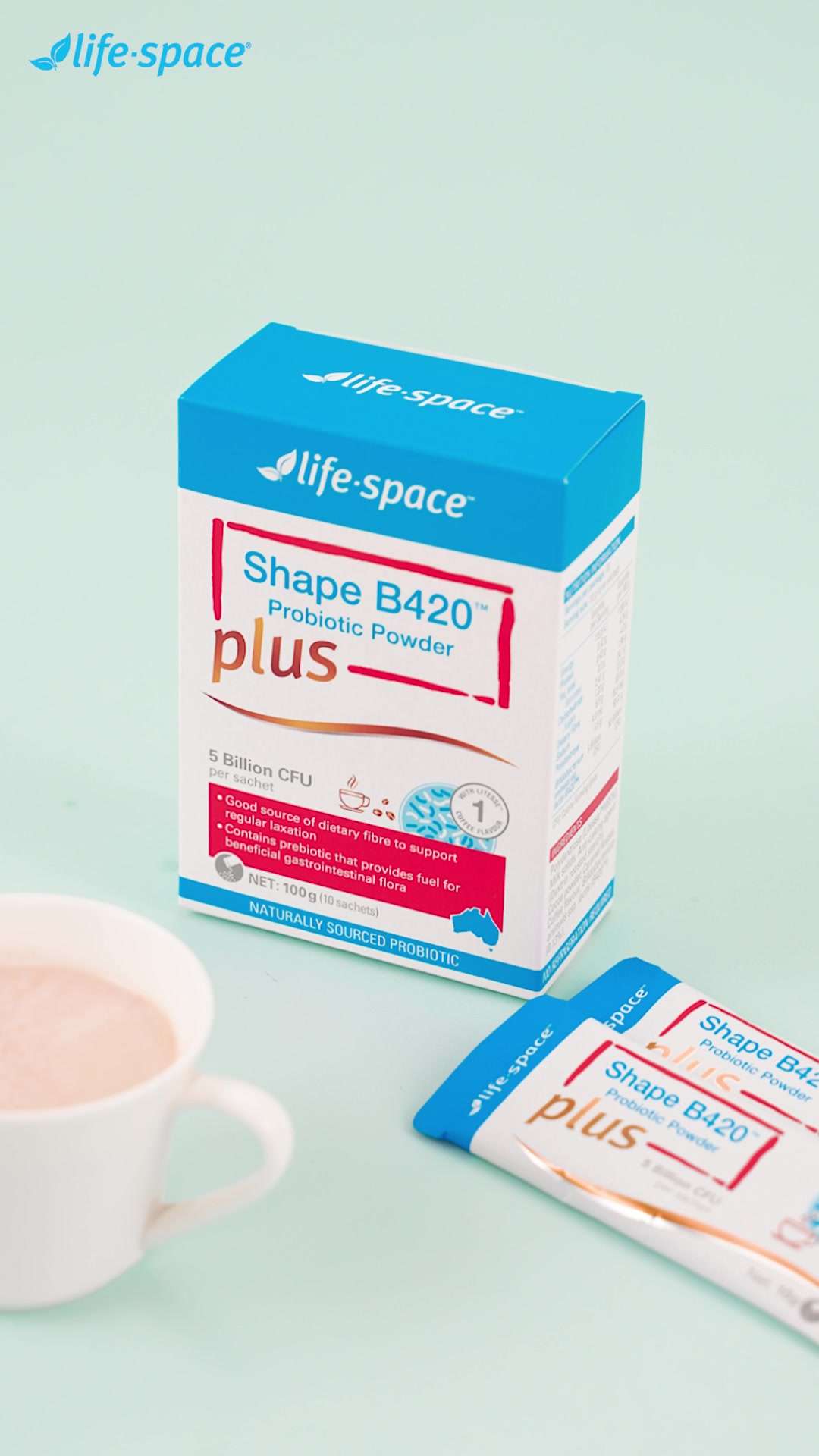 life-space B420益生菌信息流  咖啡粉纯产品篇