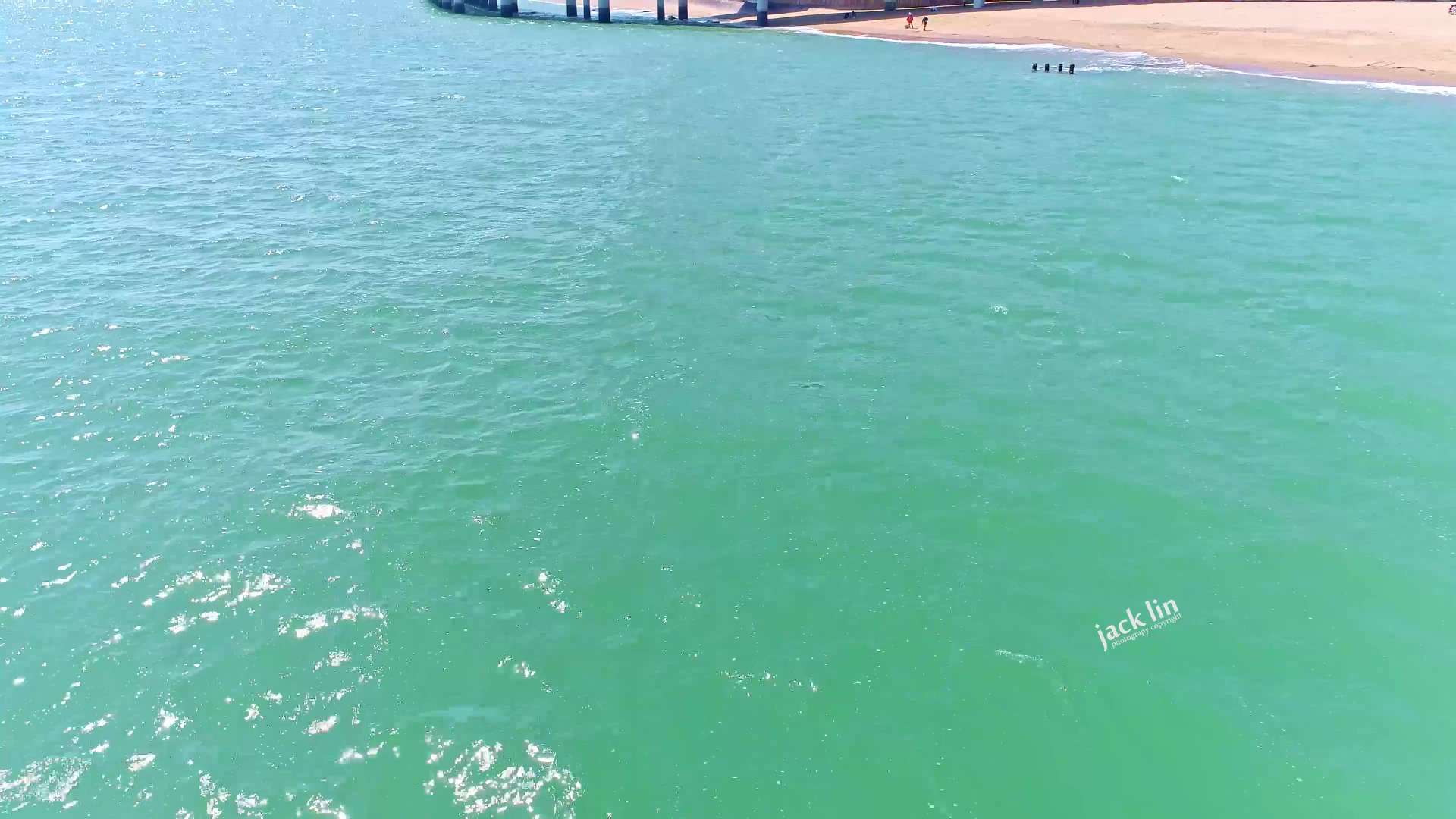 城市航拍 世界最低跨海大桥厦门演武大桥