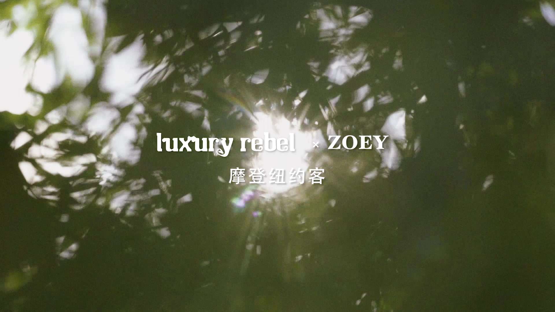 luxury rebel - ZOEY 短片