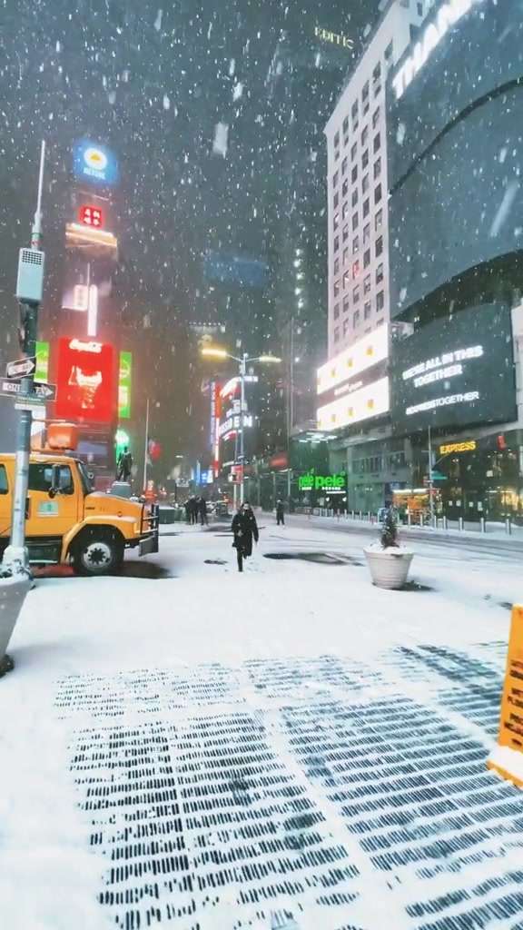 全球摄影丨曼哈顿雪夜