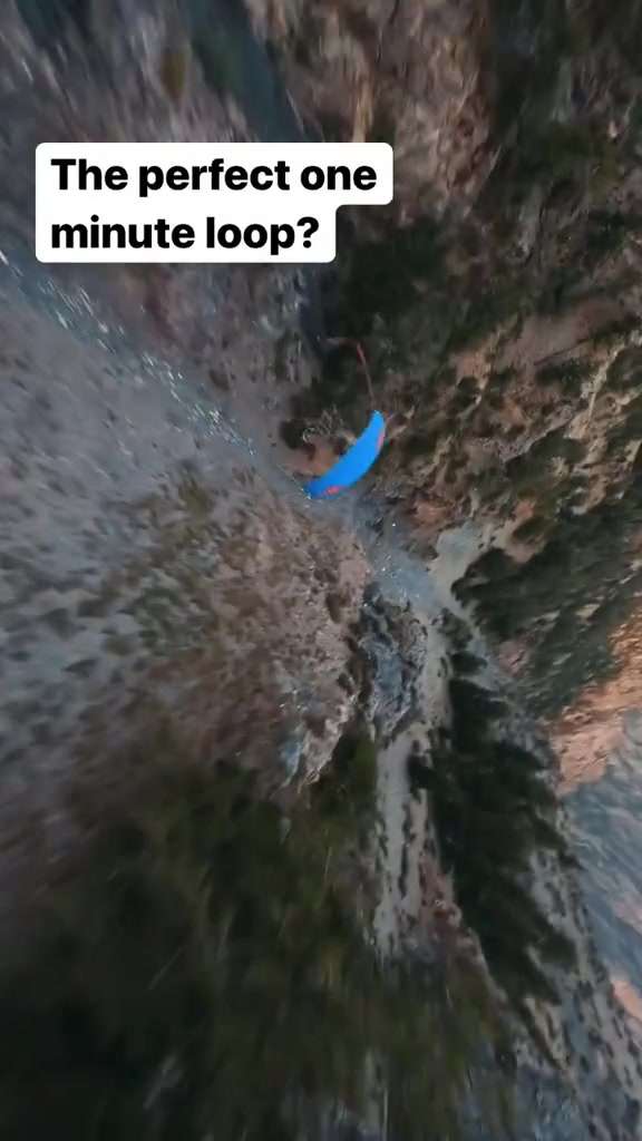 无人机跟拍！超惊险的滑翔伞运动！