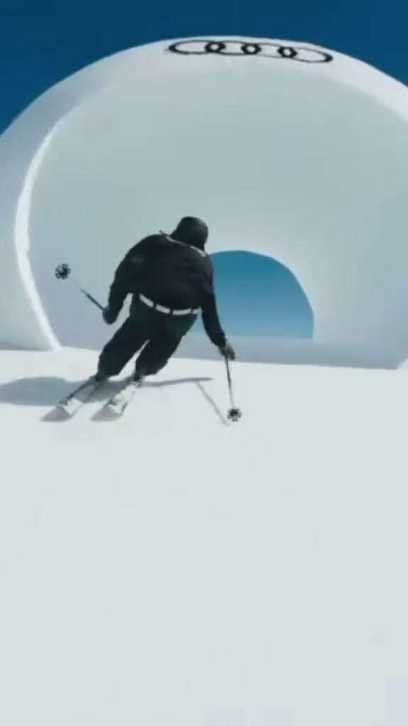 如此丝滑的滑雪视频！