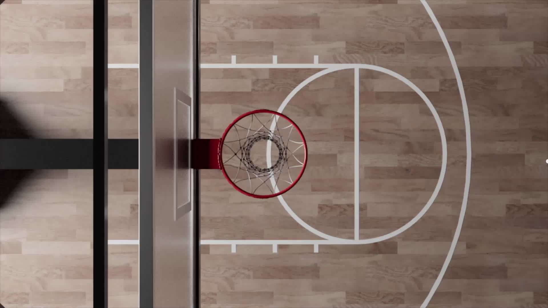 AE模板|简约动态篮球场标志LOGO演绎体育节目开场