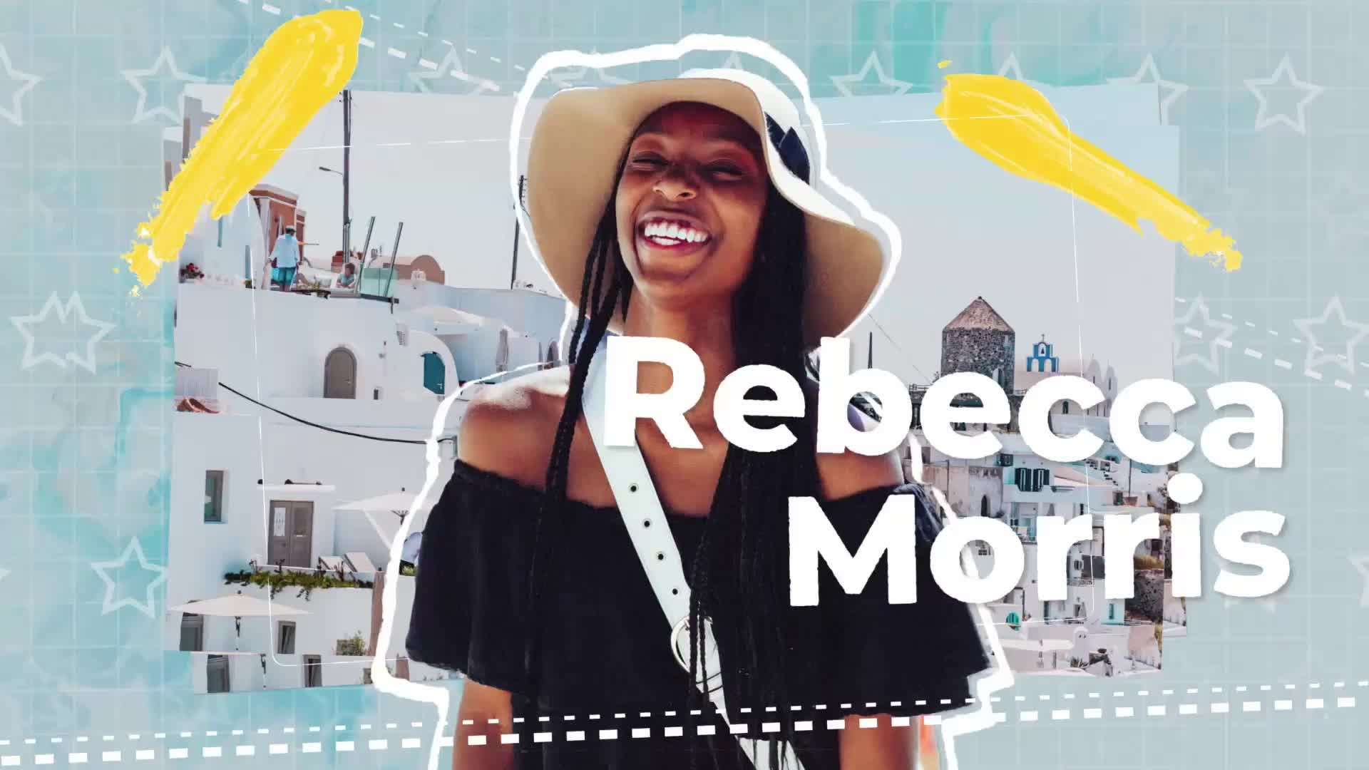 AE模板|创意时尚人物定格动画宣传旅游旅拍视频片头