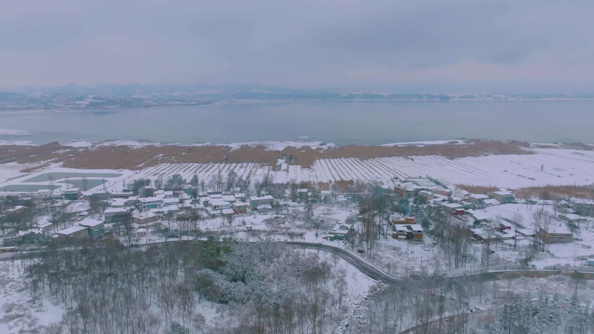 威宁草海冬季雪景