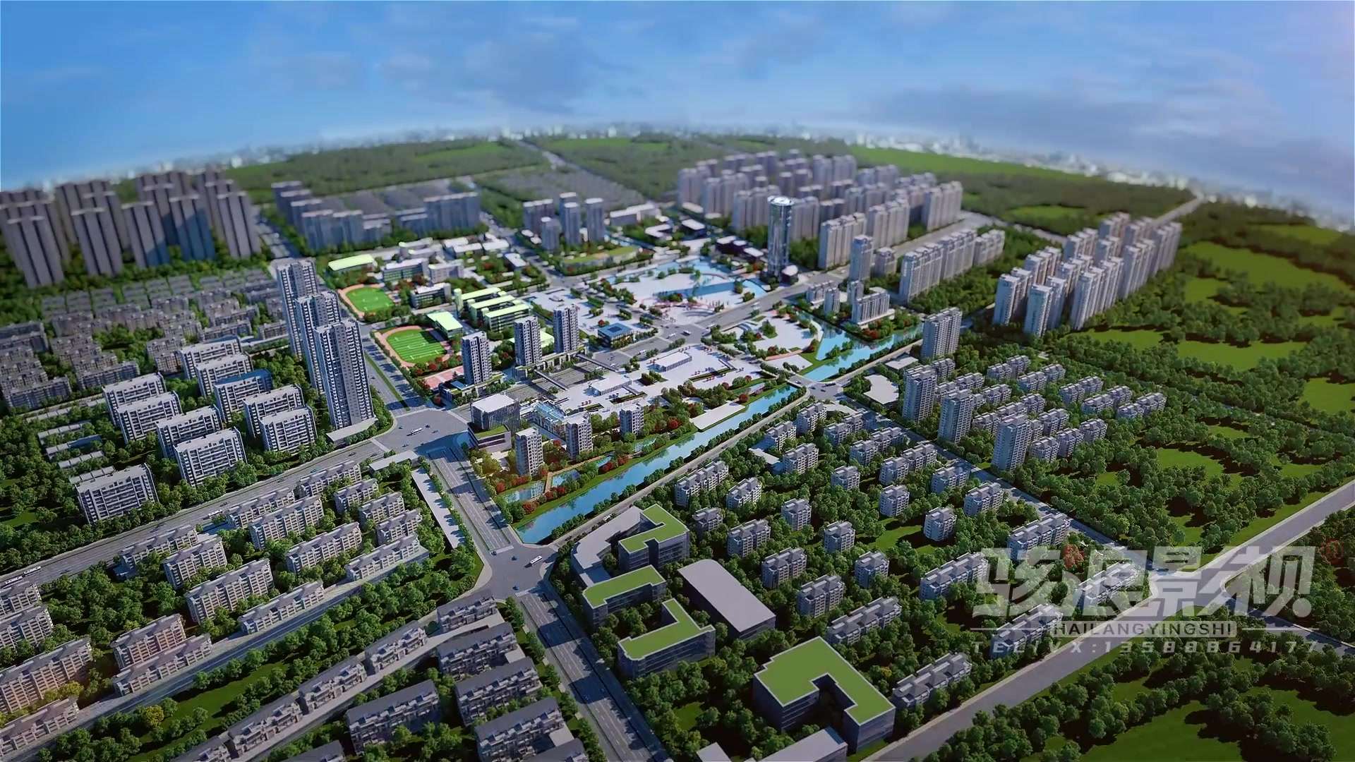 临平星桥中心区城市设计·杭州三维动画