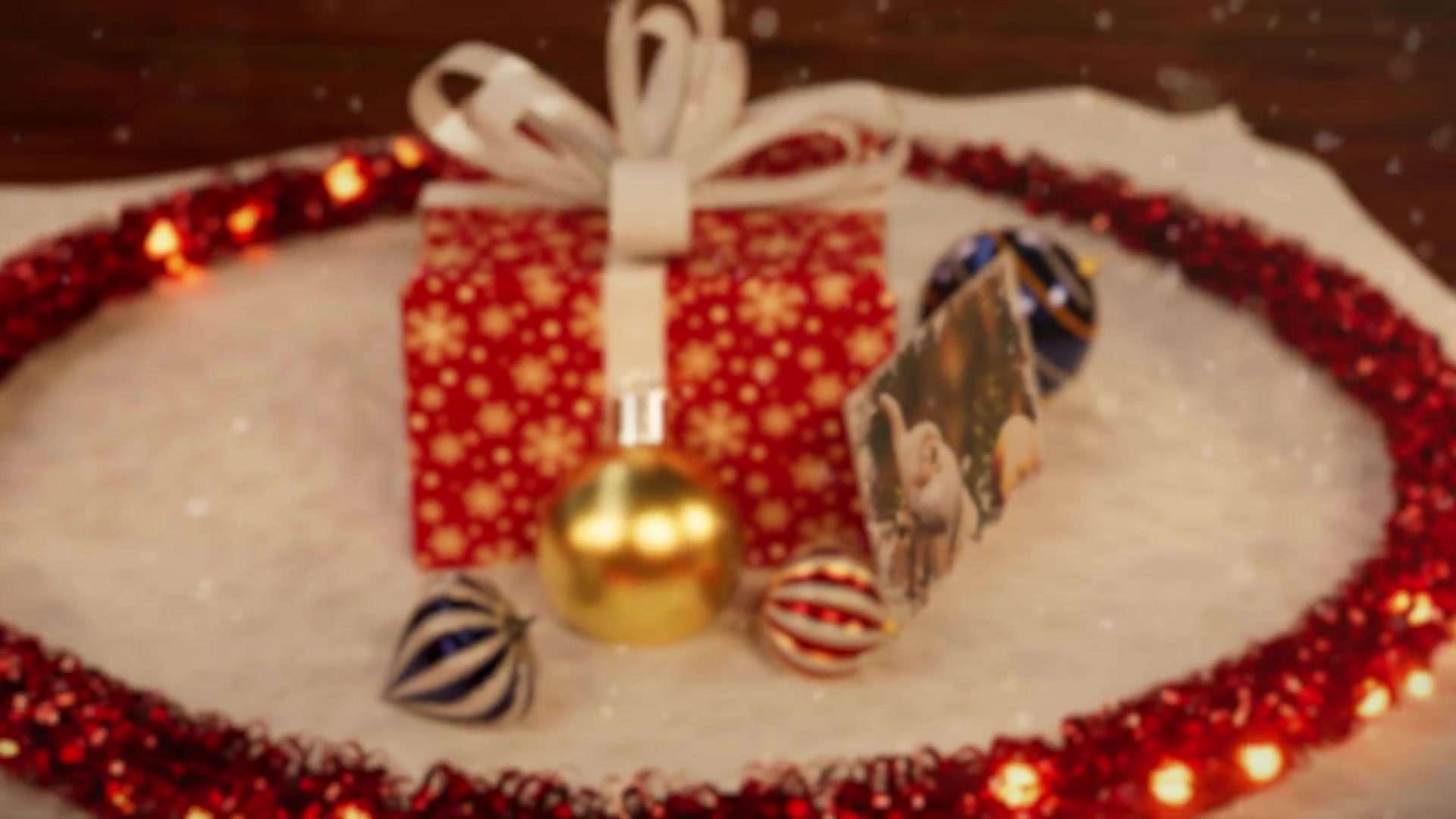 AE模板 | 优雅圣诞礼品盒圣诞老人标题介绍圣诞祝福
