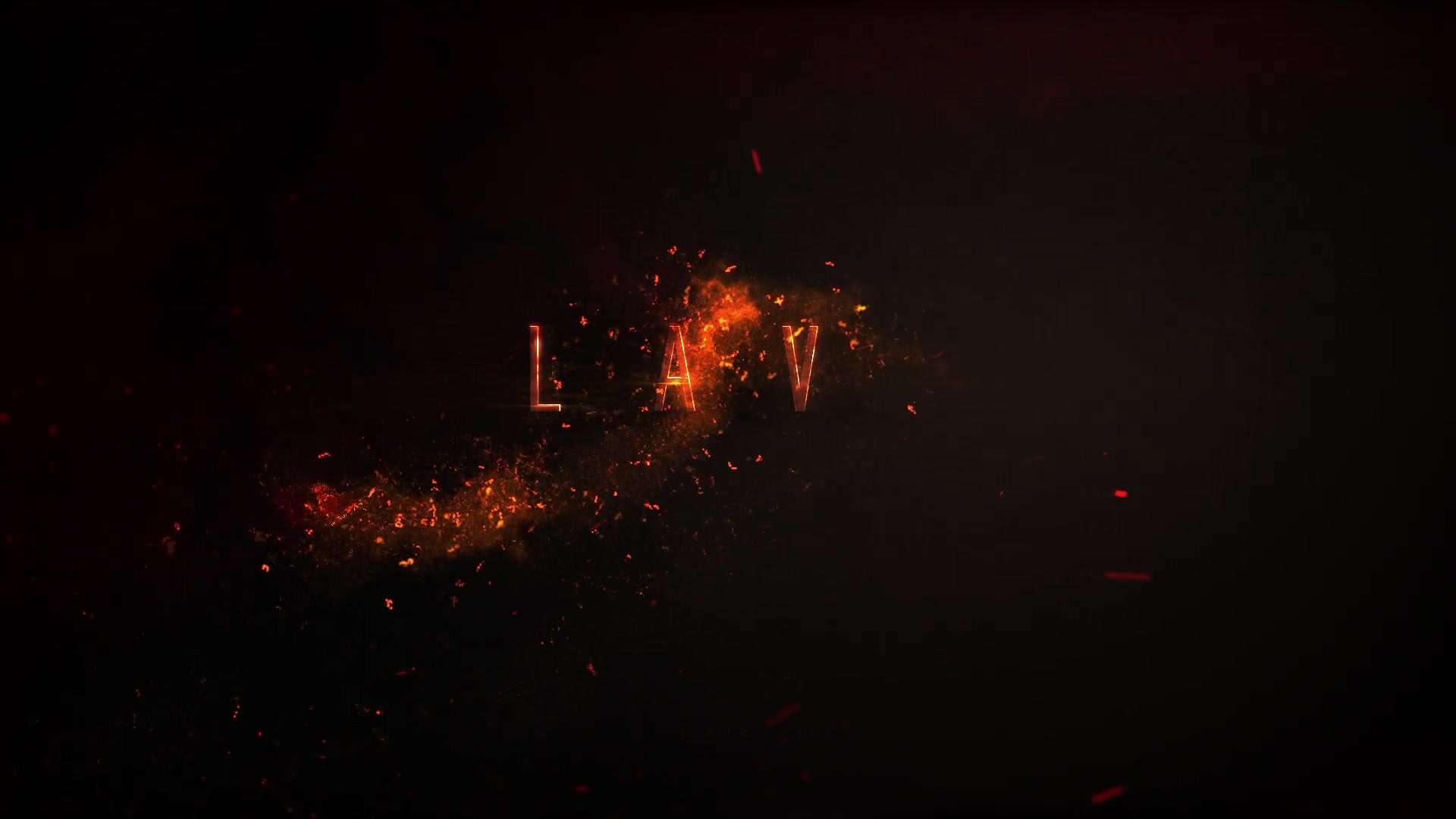 AE模板 | 火冲击熔岩标题动态动画电影广告综艺开场片