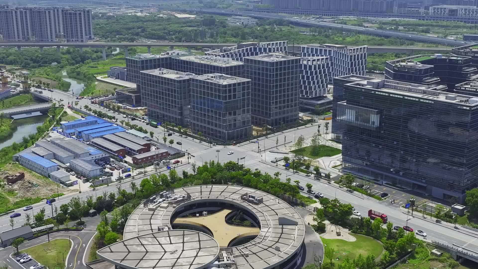 杭州独角兽大楼航拍宣传片