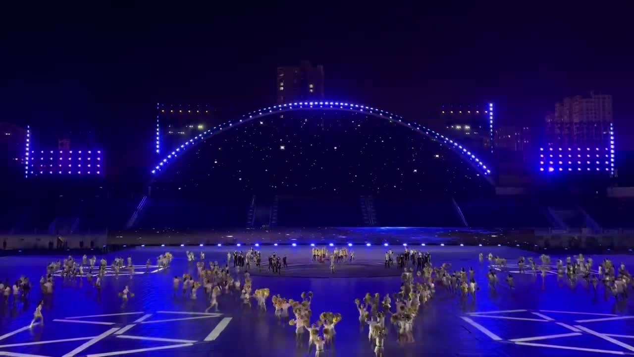 新疆维吾尔自治区第十四届运动会开幕式片段2