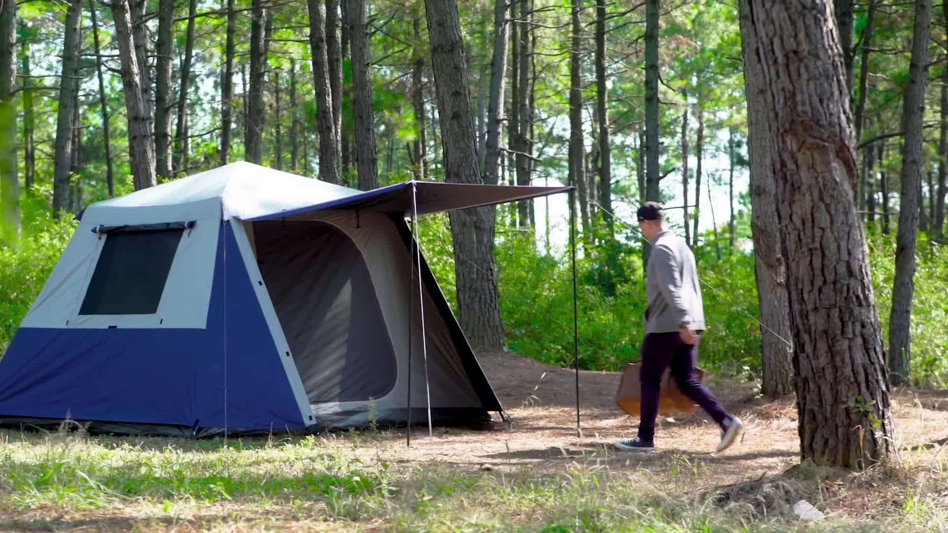 帐篷收折视频
