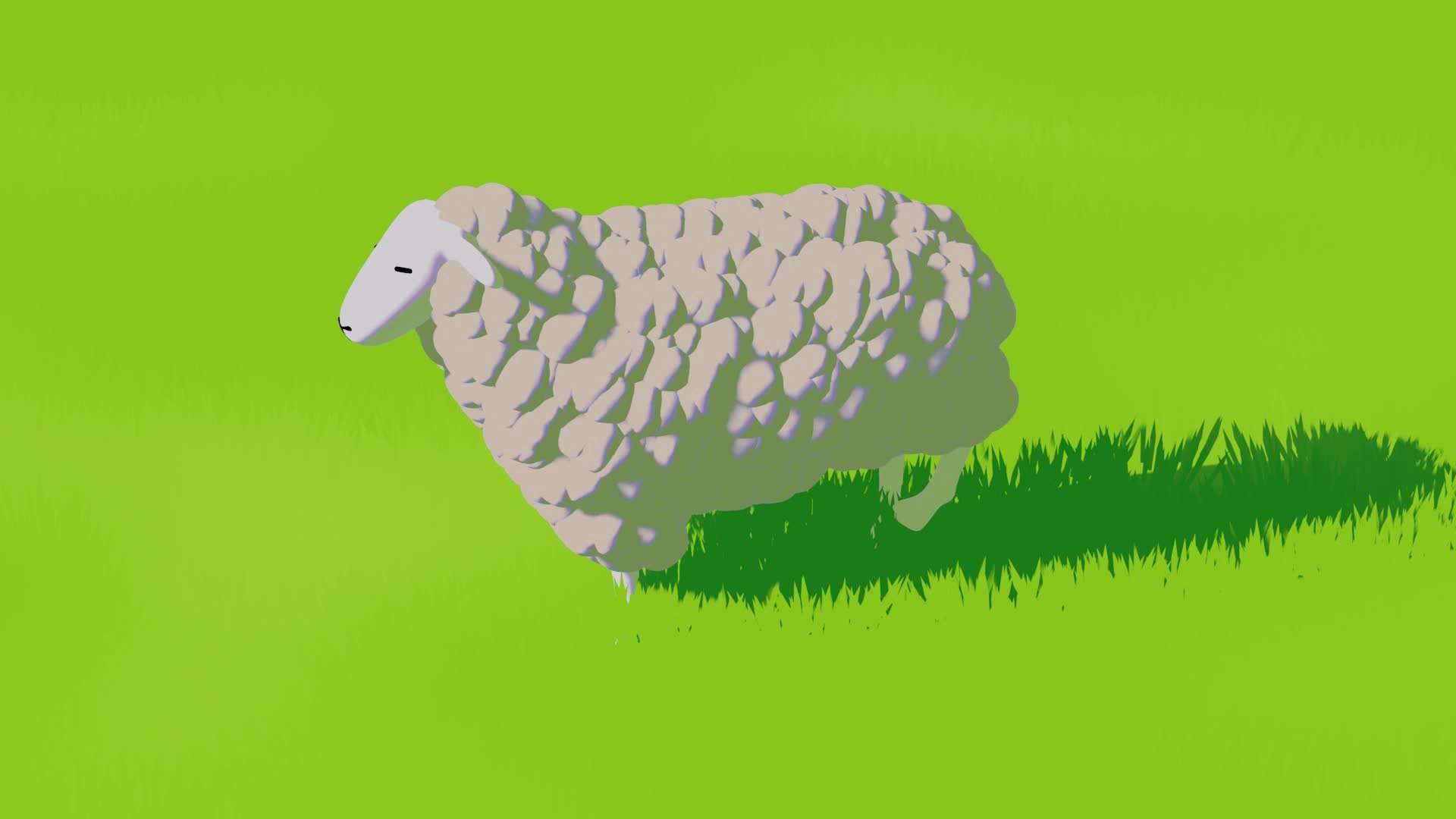 爱溜达的羊 三渲二 动画 概念广告片