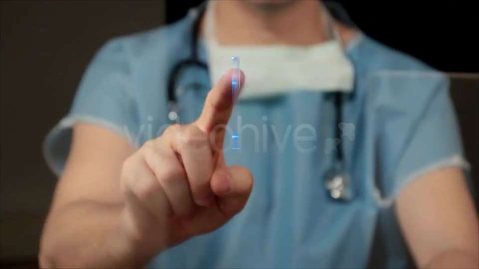 AE模板|简洁动态医疗触摸屏技术动画展示创意片头开场