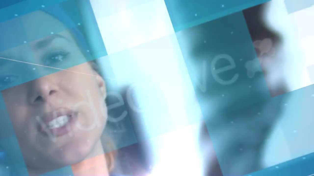 AE模板|优雅动态医疗队团视频展示医疗科研动画开场