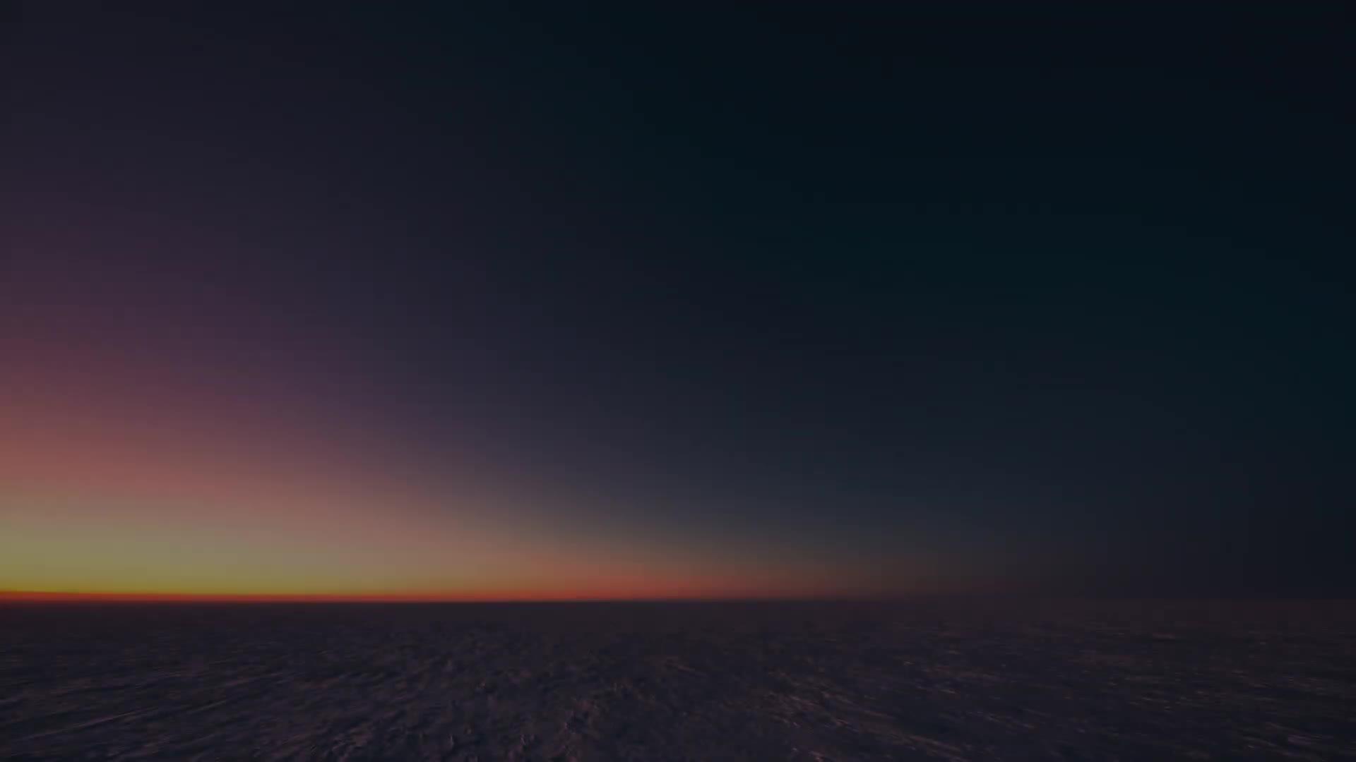 南极洲的夜晚，净化心灵的6分钟